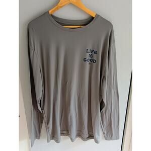 Life is good men's long sleeve sleepwear size XL